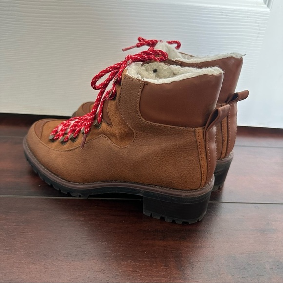 Size 8 Sugar Martie Women's Brown Hiking Boots - Picture 4 of 6